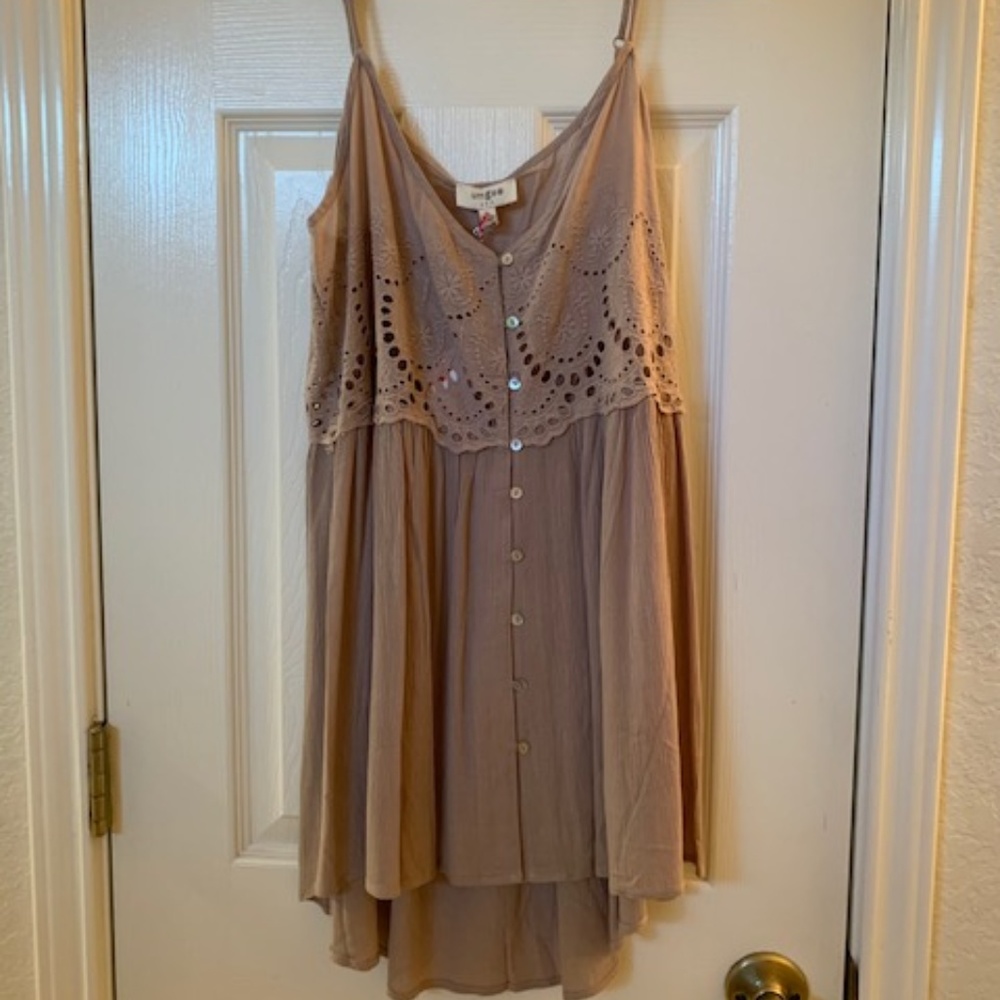 Cute Button Up Tank